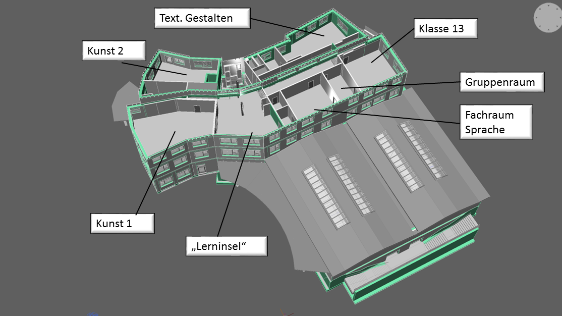 OG: Kunst, Klasse 13, Fach- und Gruppenräume